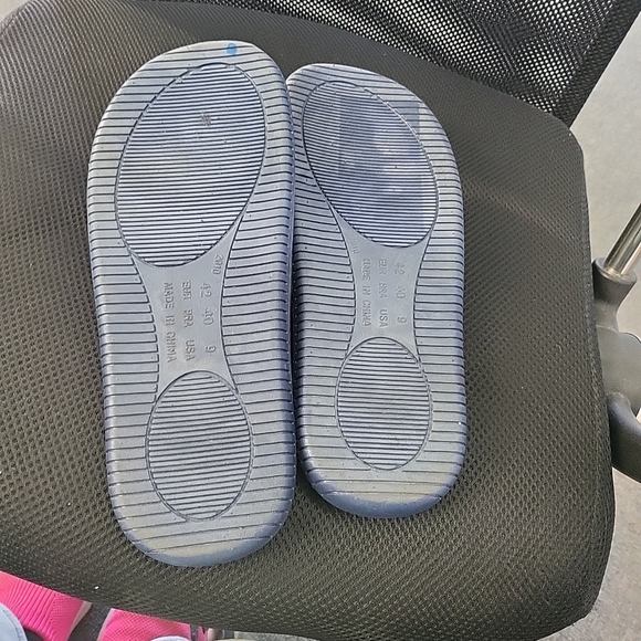 NWT Men's 9 Medium Wave Zone Patriotic Red White & Blue Flip Flops Sandals - Picture 7 of 8